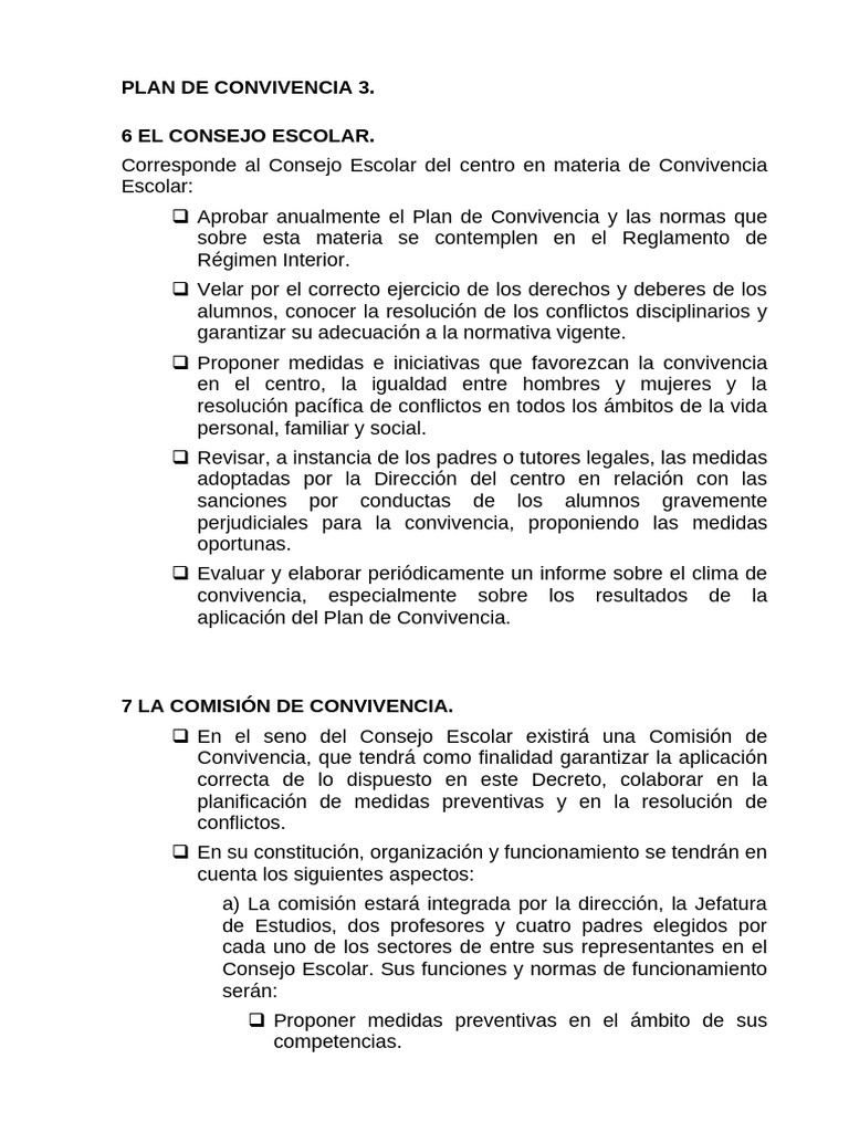 Plan de Convivencia Escolar 2023 | PDF | Justicia | Crimen y violencia