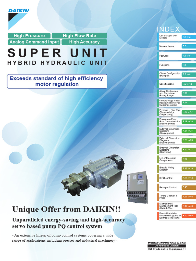High-Accuracy Hybrid Hydraulic Units | PDF | Pump | Energy Conservation
