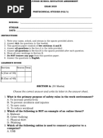 Grade 8 Pre-Technical Studies Exam | PDF