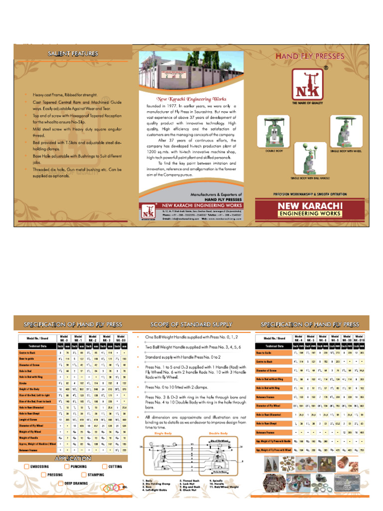 Nk Hand Fly Presses_Broshwar | PDF