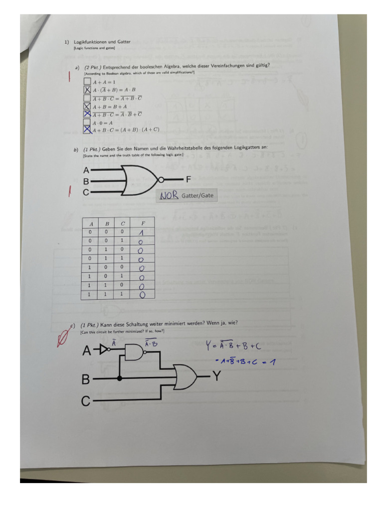 EGIRAFFE Technische Informatik 1 UE - Az - JF - Klausurangabe - 2023.05 ...