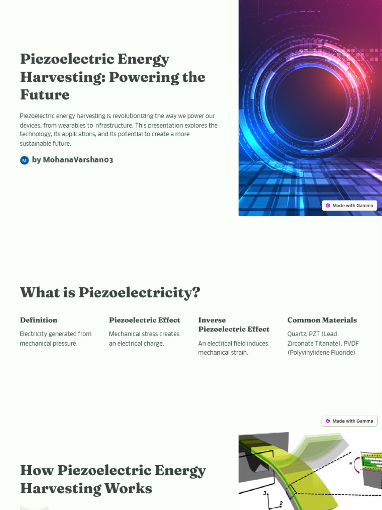 Piezoelectric Energy Harvesting Insights | PDF | Piezoelectricity ...