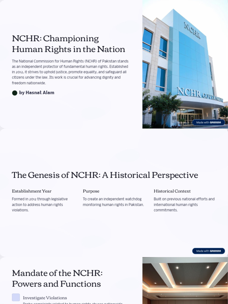 NCHR Championing Human Rights in The Nation | PDF | Human Rights | Rights