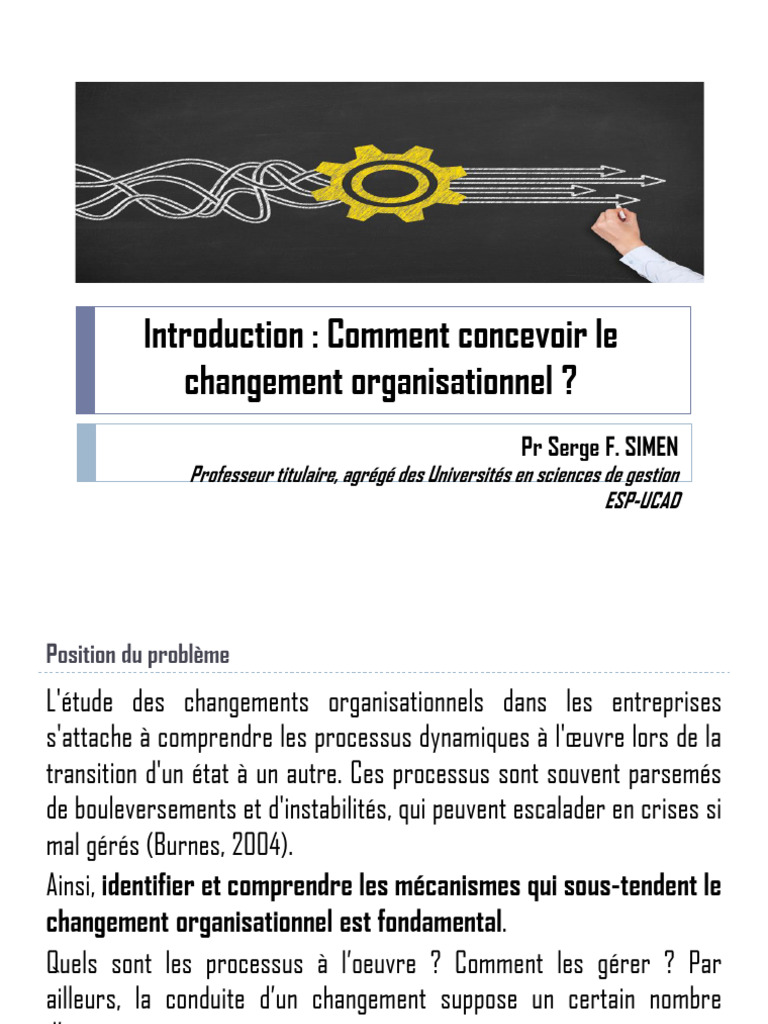 Gestion du Changement Organisationnel | PDF | Business | Innovation