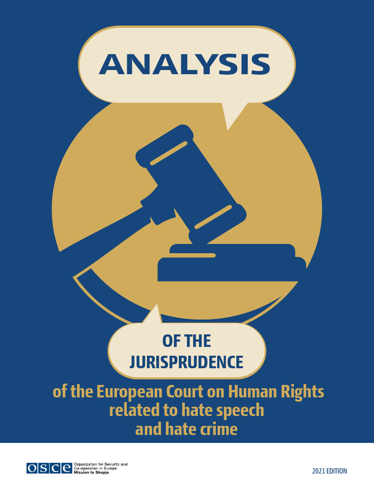 ECHR Hate Speech & Crime Analysis 2021 | PDF | Hate Crimes | Hatred