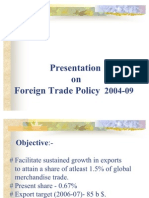 8831 Foreign Trade Policy F - 2004-09