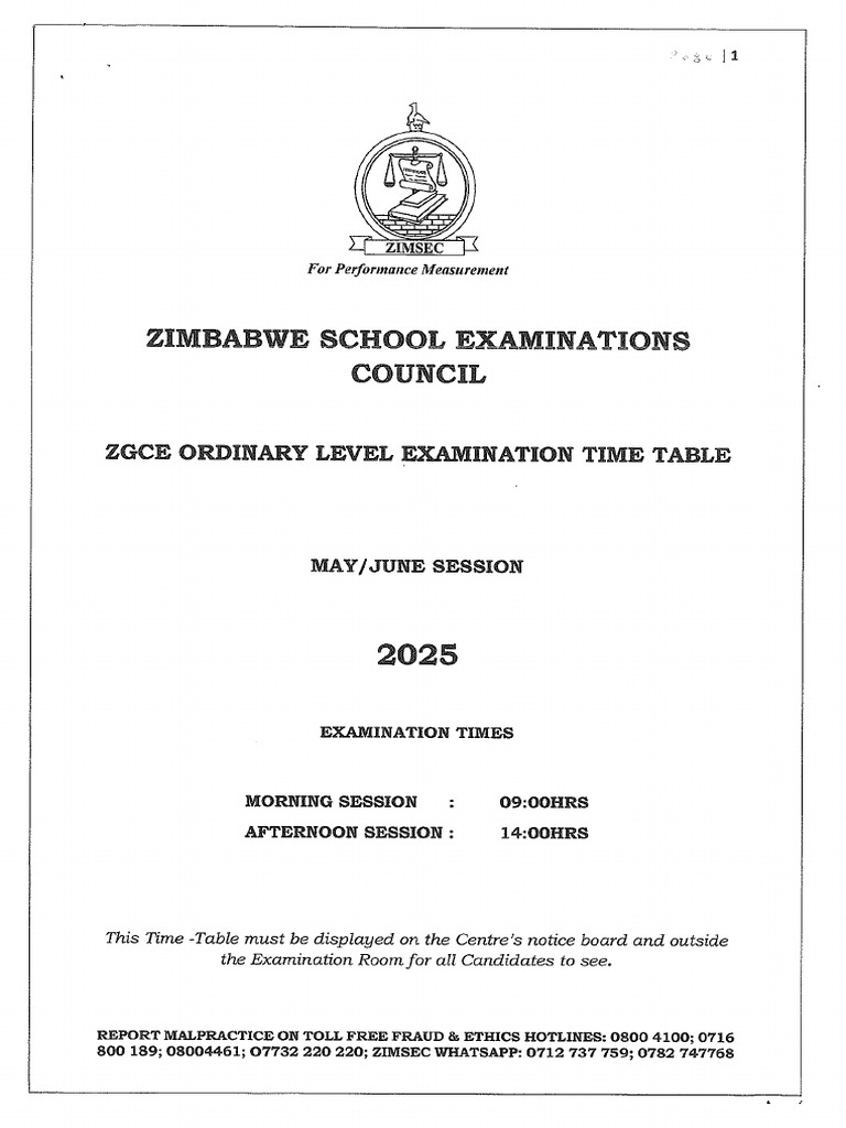 June 2025 o Level Exam Timetable | PDF