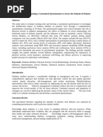 Diabetes Self-Management Questionnaire | PDF | Diabetes | Hypoglycemia