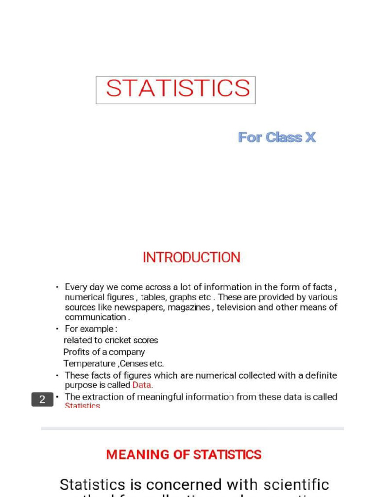 Statistics | PDF