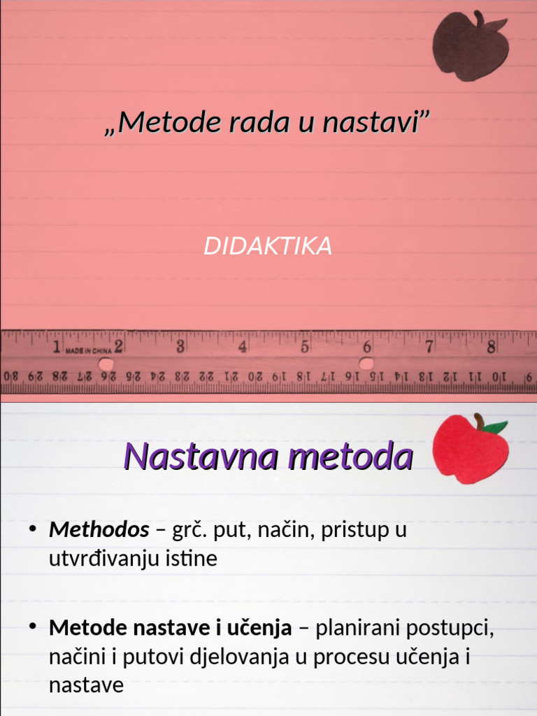 03metode Rada U Nastavi | PDF