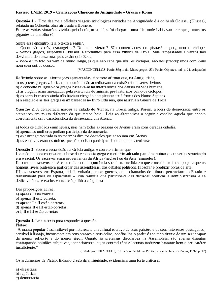 A Lei Frumentária na Grécia Antiga | PDF | Mitologia grega | Grécia Antiga