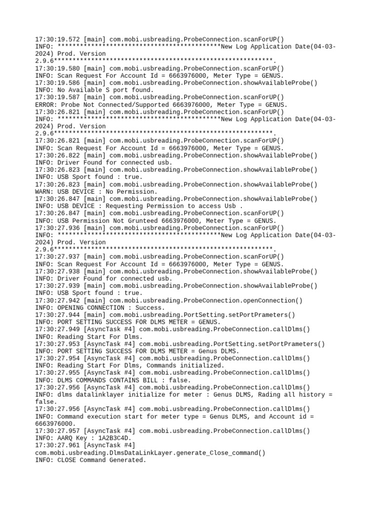 USB Probe Connection Log Analysis | PDF | Usb | Computing