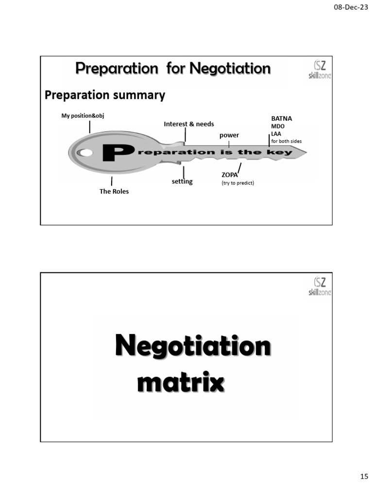 Effective Negotiation Strategies Guide | PDF | Negotiation | Communication