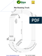 200m Running Track Dimensions
