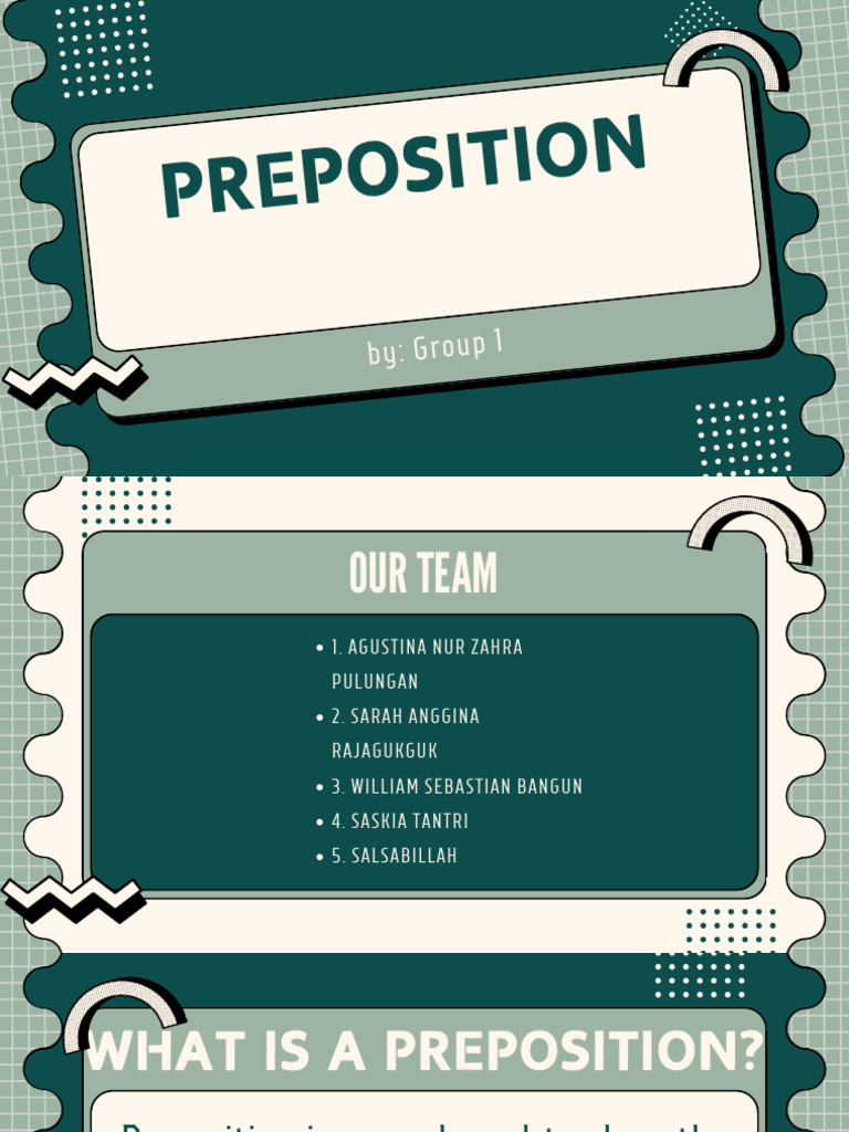 Understanding Prepositions: Types & Examples | PDF