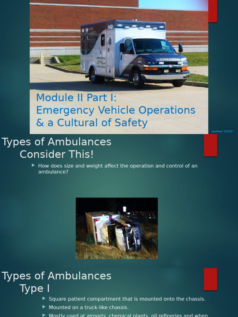 Emergency Vehicle Operations Manual | PDF | Ambulance | Brake