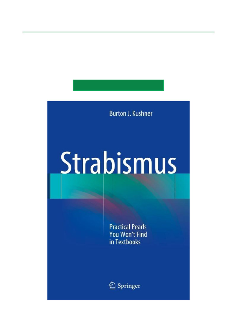 Grab Now Strabismus Practical Pearls You Wont Find in Textbooks Chapter ...
