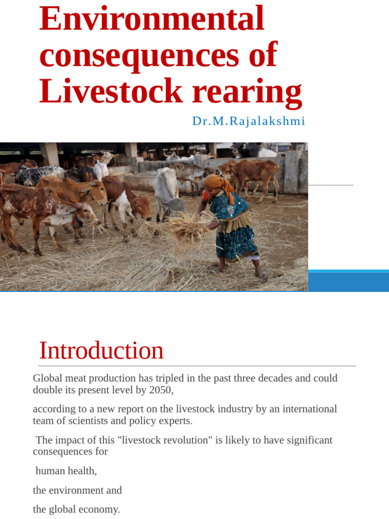 Environmental Impact of Livestock Rearing | PDF | Greenhouse Gas ...