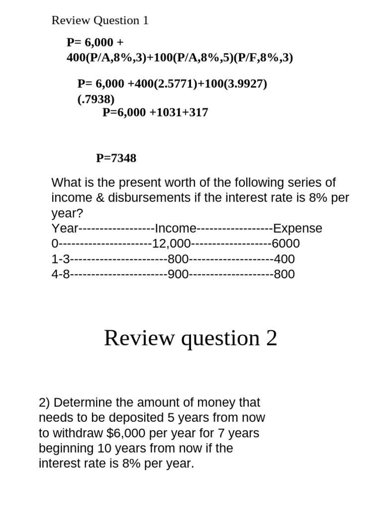 Test 2 Practice Questions | PDF | Interest | Interest Rates