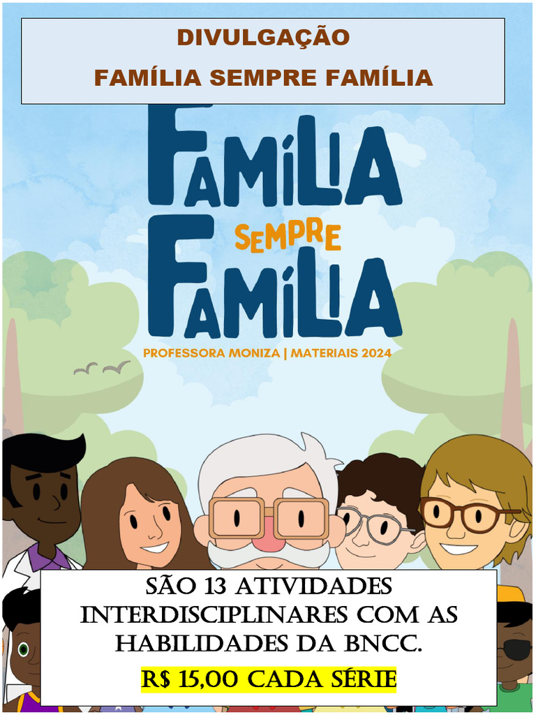 Atividades Interdisciplinares sobre Família | PDF | Mãe | Amor
