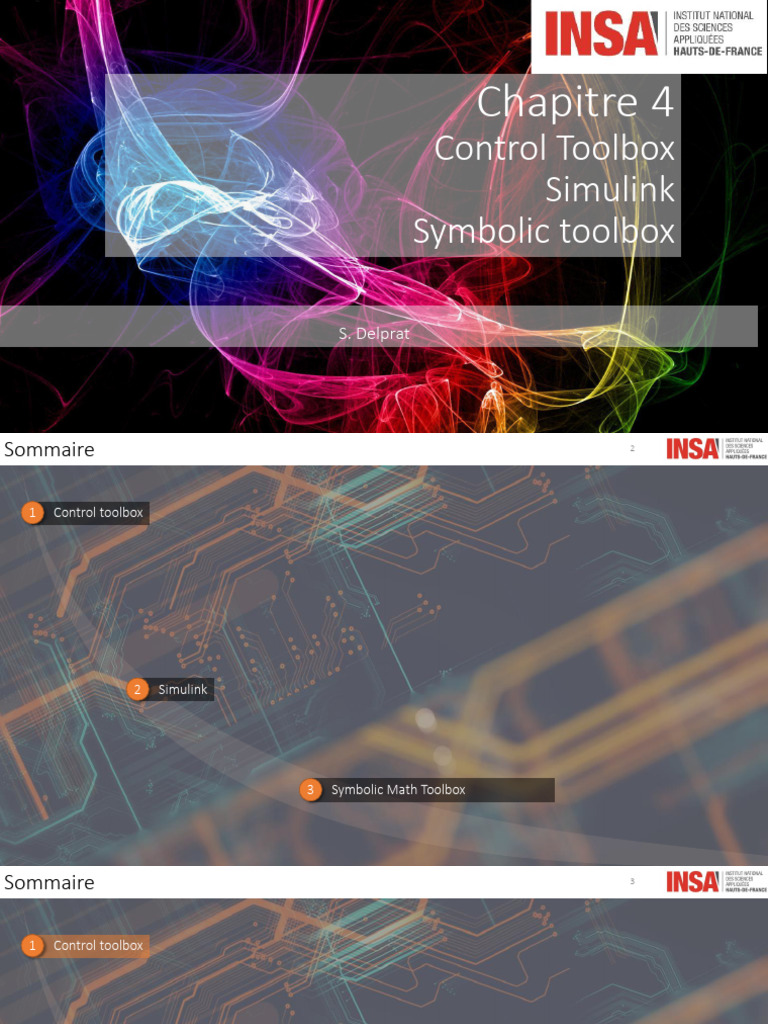 Toolbox de Contrôle Simulink | PDF | Équations | Régulation