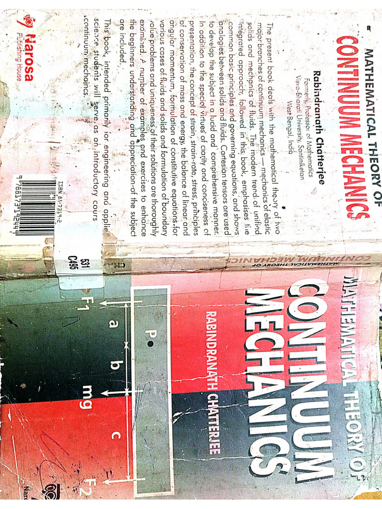 Continuum Mechanics Rabindranath Chatterjee | PDF
