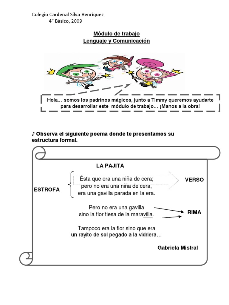 Poema 4° básico