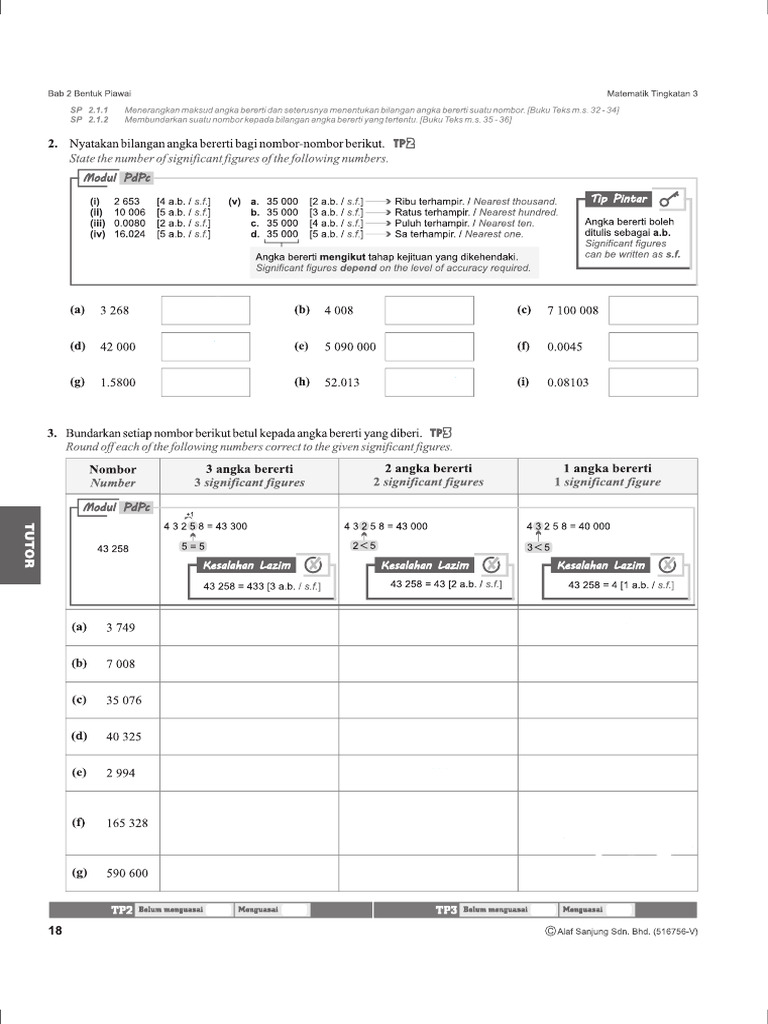 Bab 2 Bentuk Piawai - Soalan Without Praktis | PDF