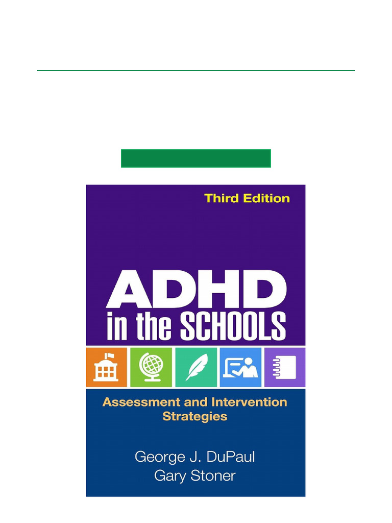 Just Released ADHD in The Schools Assessment and Intervention ...