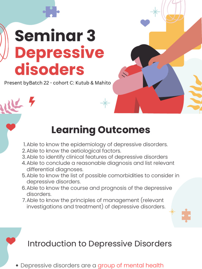Understanding Depressive Disorders Overview | PDF | Major Depressive ...
