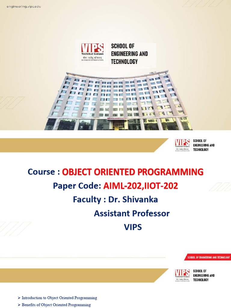 Object-Oriented Programming in Java | PDF | Class (Computer Programming ...