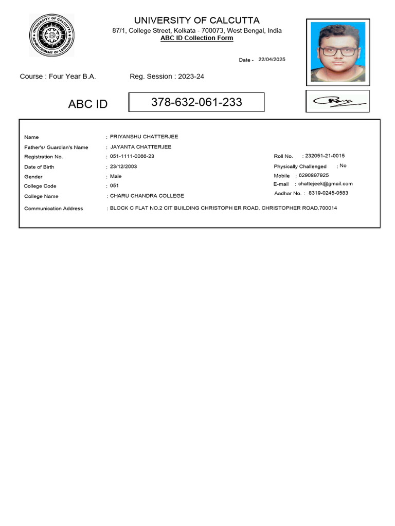 ABC - ID - Details - 051 1111 0066 23 - 22 04 2025 - 20 31 | PDF