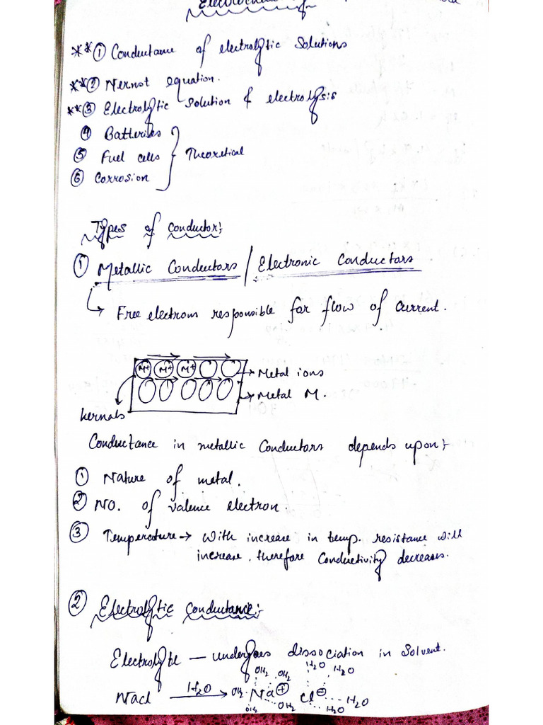 Electrochemistry Class 12 CBSE Chemistry | PDF