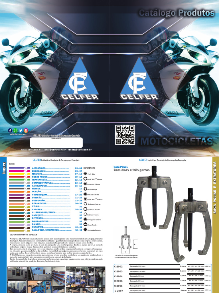 Ferramentas Especiais CELFER | PDF | Bens manufaturados | Máquinas
