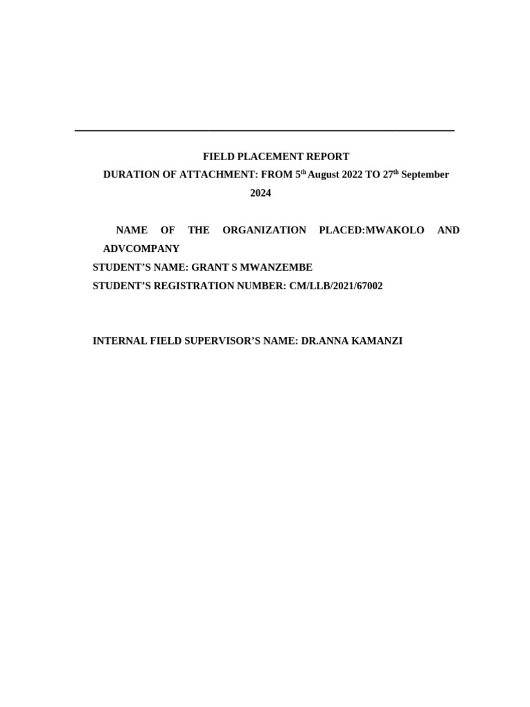 MO FIELD REPORT FINAL 2hhhhhhh | PDF | Knowledge | Justice