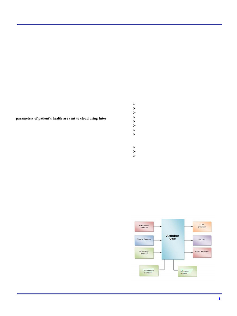 IoT-Based Patient Health Monitoring System | PDF | Internet Of Things ...