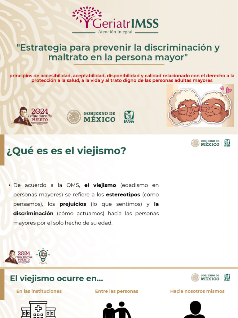 Prevención del Viejismo en Personas Mayores | PDF | Vejez | Ageism