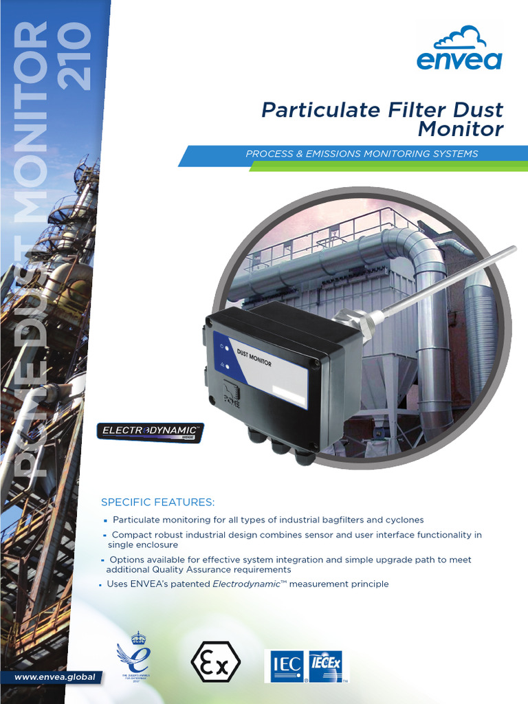 PCME Dust Monitor 210 Overview | PDF | Switch | Sensor