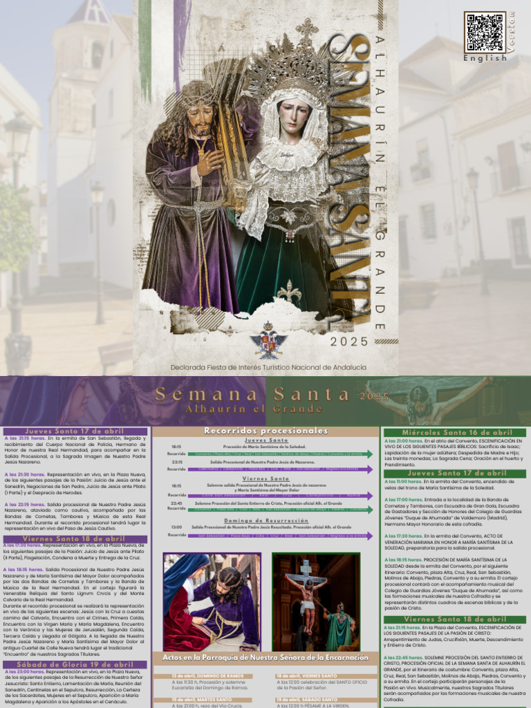 Programa Digital SEMANA SANTA 2025. Sabores de La Semana Santa | PDF ...