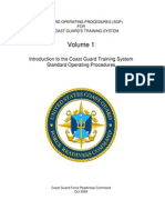 Introduction To The Coast Guard Training System Standard Operating Procedures