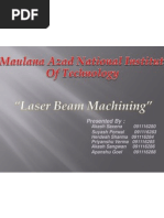 Laser Beam Machining