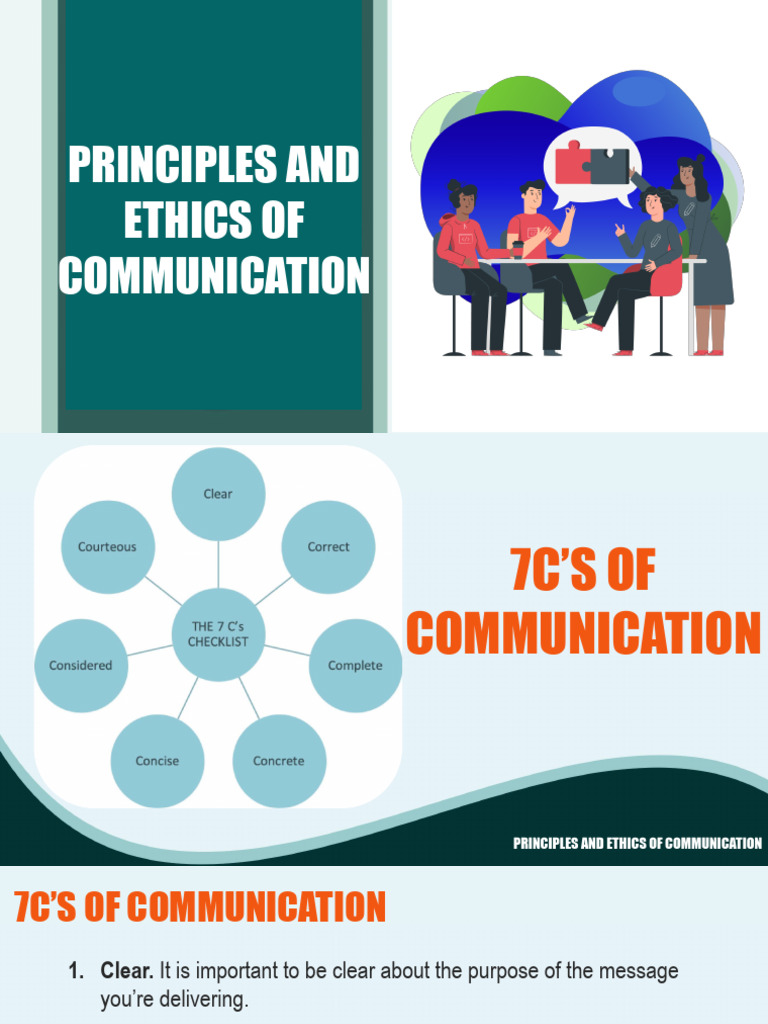 Principles of Ethical Communication | PDF | Communication | Social ...