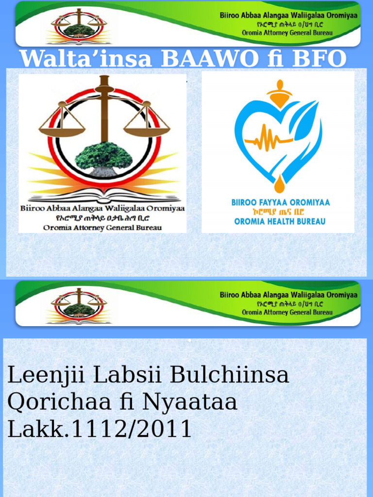 Leenjii Labsii Qorichaa Irratti 1112 | PDF