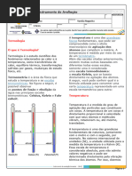 Termologia Física: Conceitos e Escalas | PDF | Calor | Temperatura