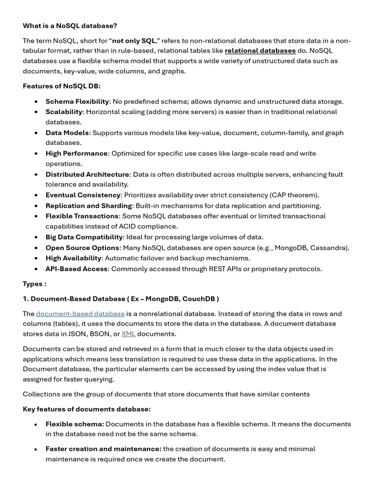 Bda Unit12 | PDF | No Sql | Databases