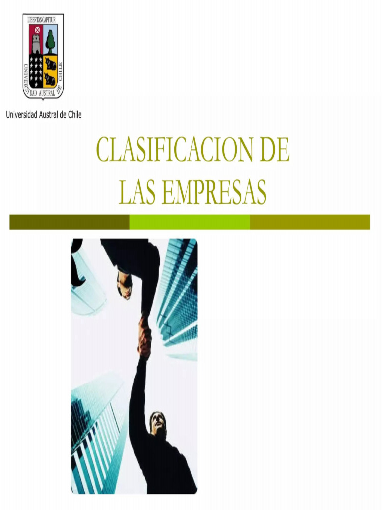 Clase 4 Clasificacion de Las Empresas | PDF