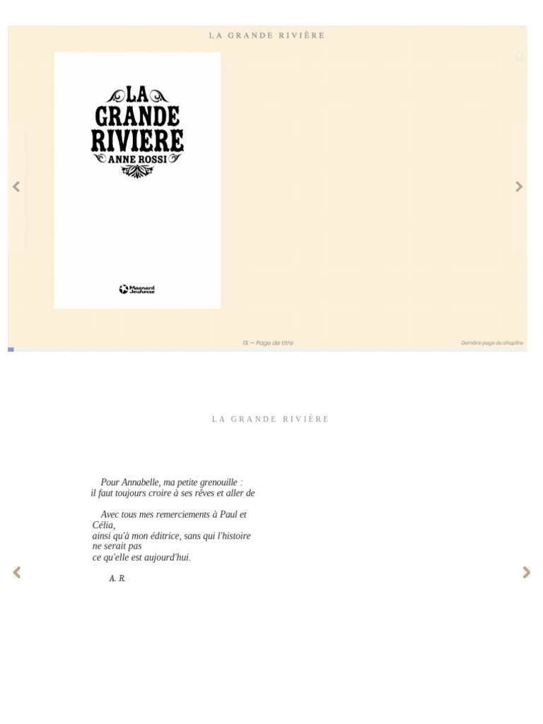La Grande Rivière : Voyage de Grenouille | PDF