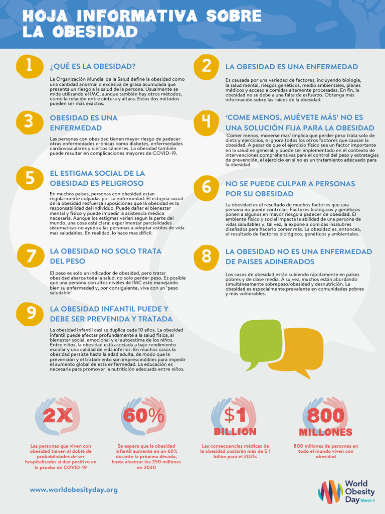 Causas y Consecuencias de la Obesidad | PDF | Obesidad | Obesidad infantil