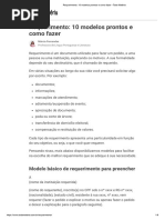 Estrutura do Requerimento Oficial | PDF