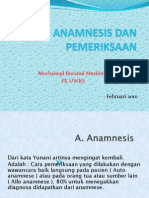 Anamnesis Dan Pemeriksaan 20031